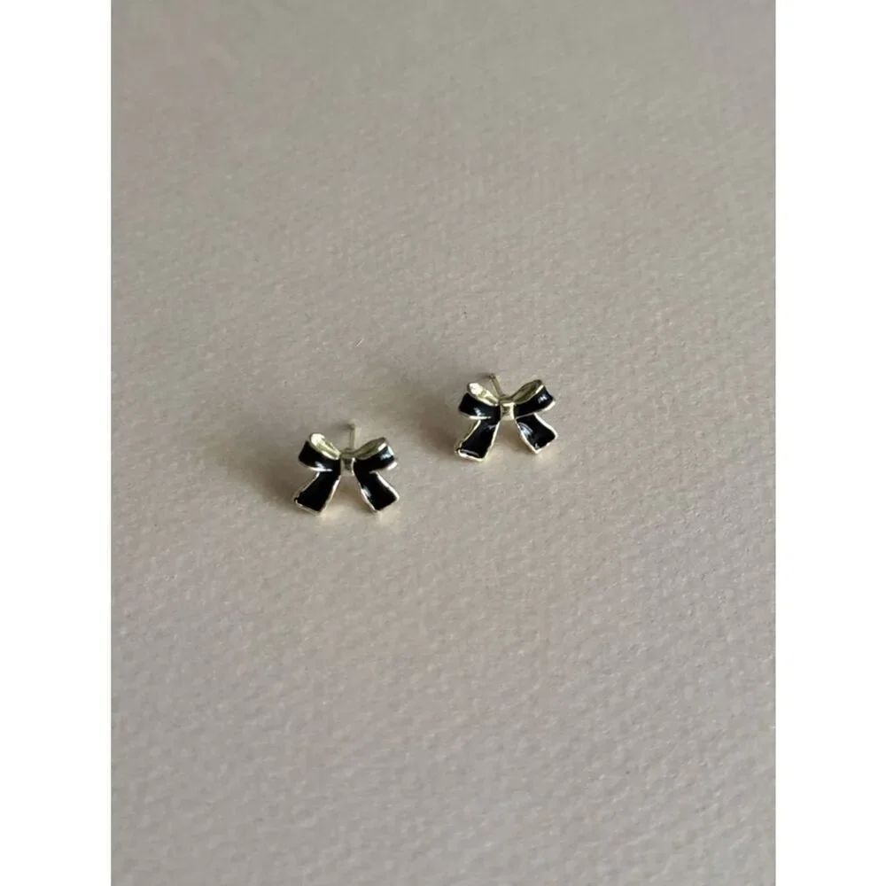 Boho bow earrings #2495 - Picture 2 of 3